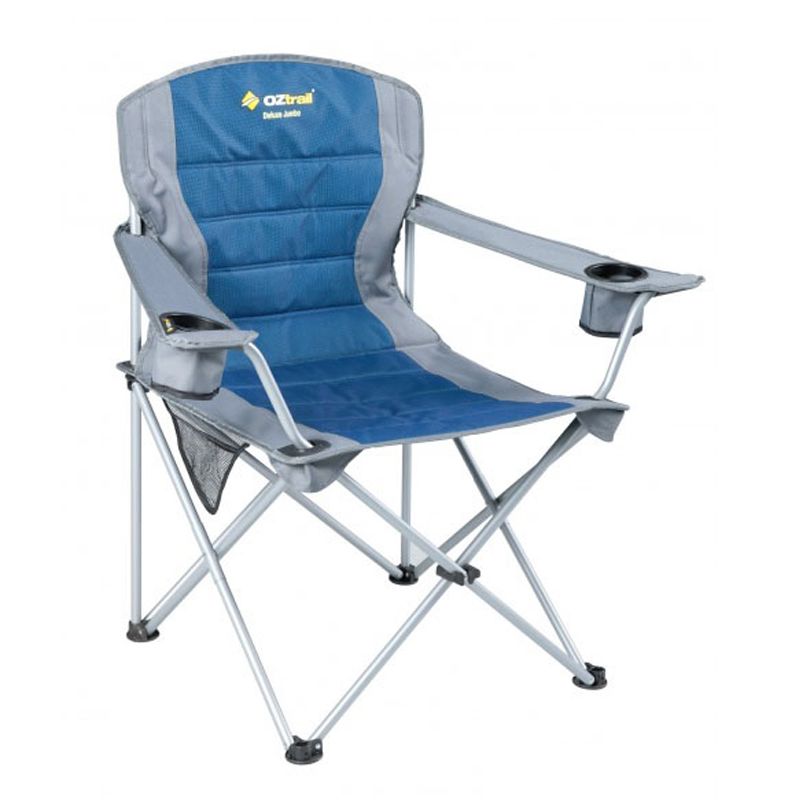 Καρέκλα Πτυσσόμενη Oztrail Deluxe Jumbo Arm Blue