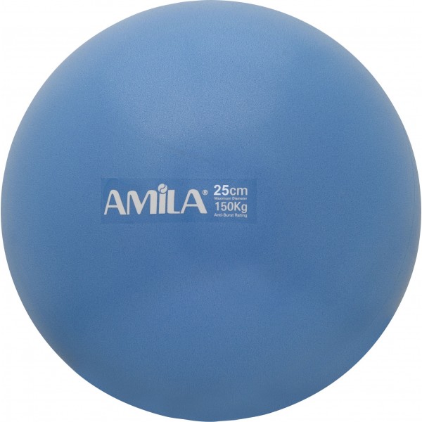 Μπάλα Γυμναστικής AMILA Pilates Ball 25cm Μπλέ Bulk 48435