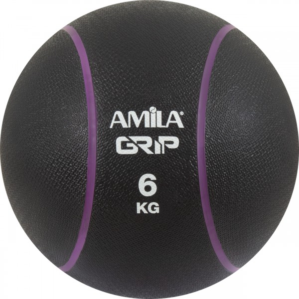 Μπάλα Medicine Ball Amila Grip 6Kg 84756